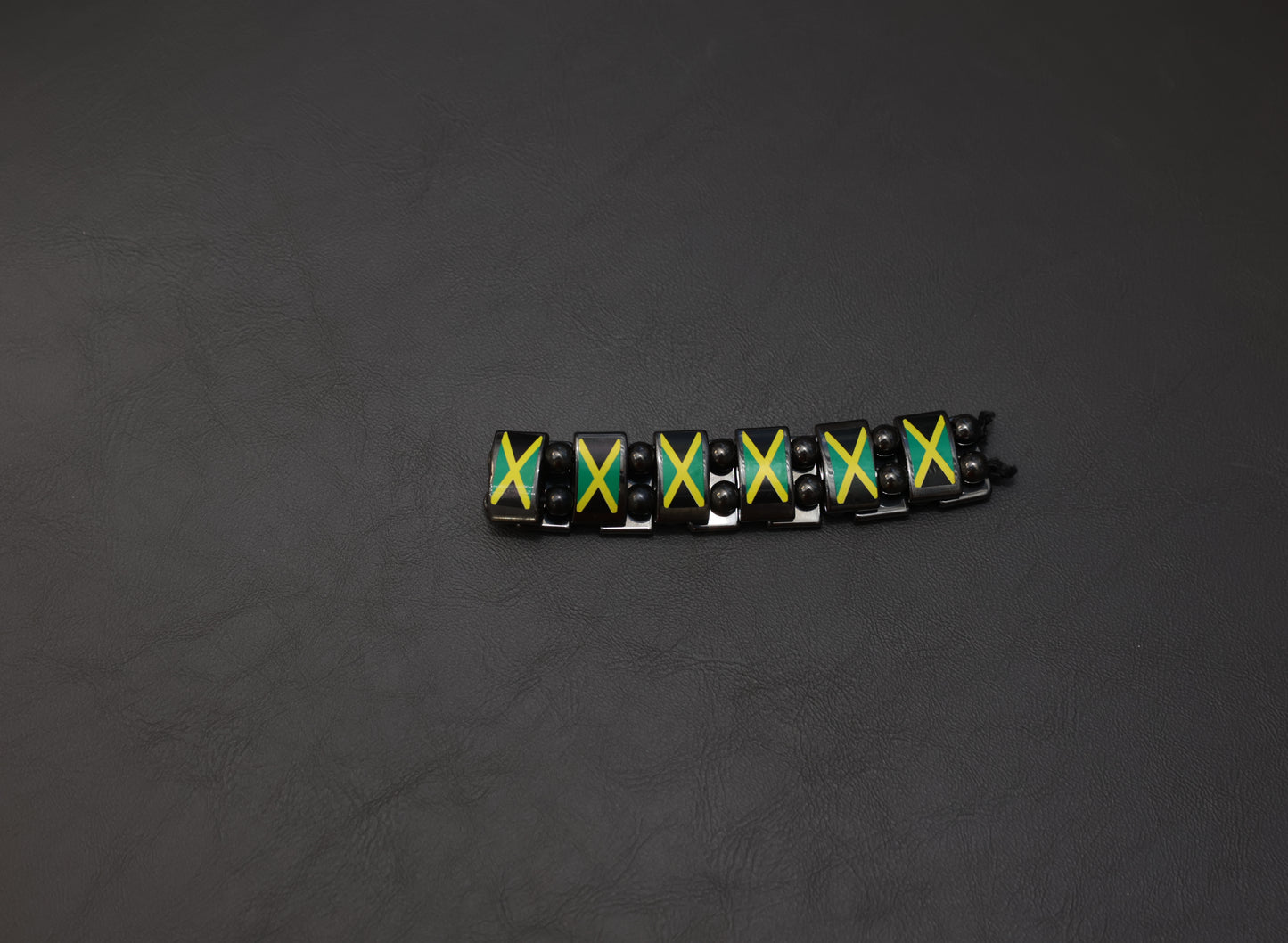 Jamaican Flag Bracelet